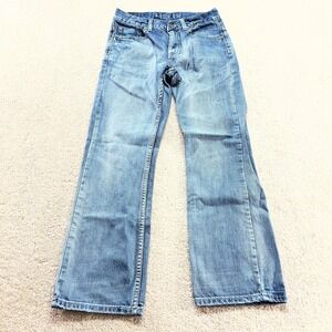 Helix Slim Boot Jeans Womens Size 14 Blue Denim Medium Wash Bootcut 100% Cotton